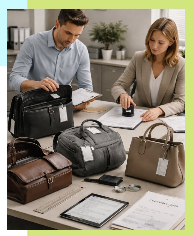 Сертификация сумок в Урае от 7816 руб. | Алешин-Урй