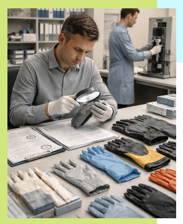 Сертификация перчаток и средств защиты продукции в Урае