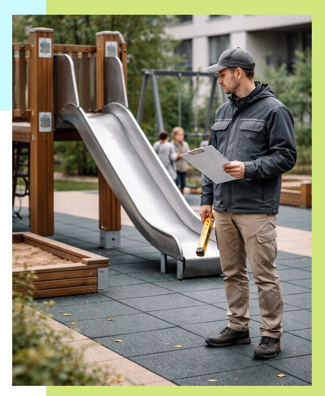 Сертификация детских площадок в Урае от 26053 р. | Алешин-Урй