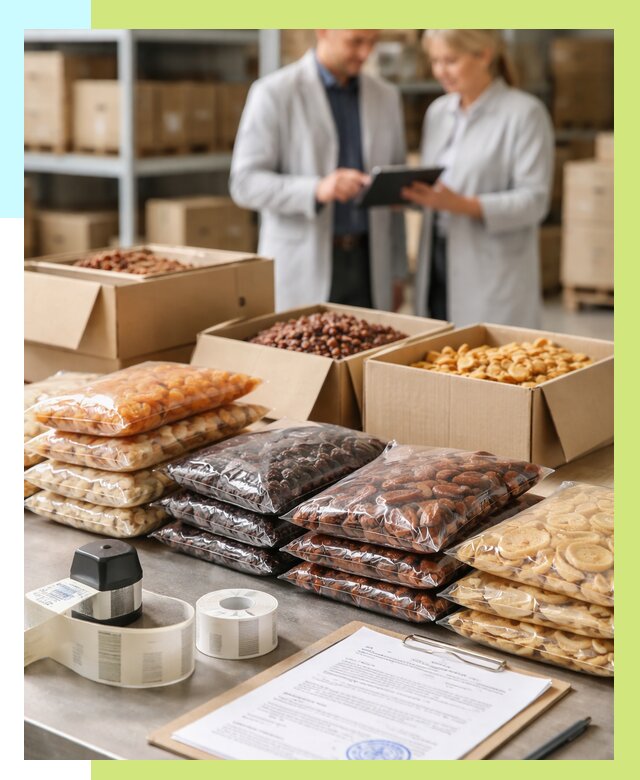 Сертификация сухофруктов в Урае от 12505 р. | Алешин-Урй под ключ