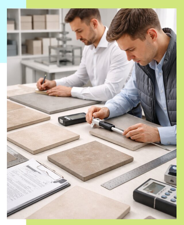 Сертификация плитки в Урае от 26053 р. | Алешин-Урй гарантия