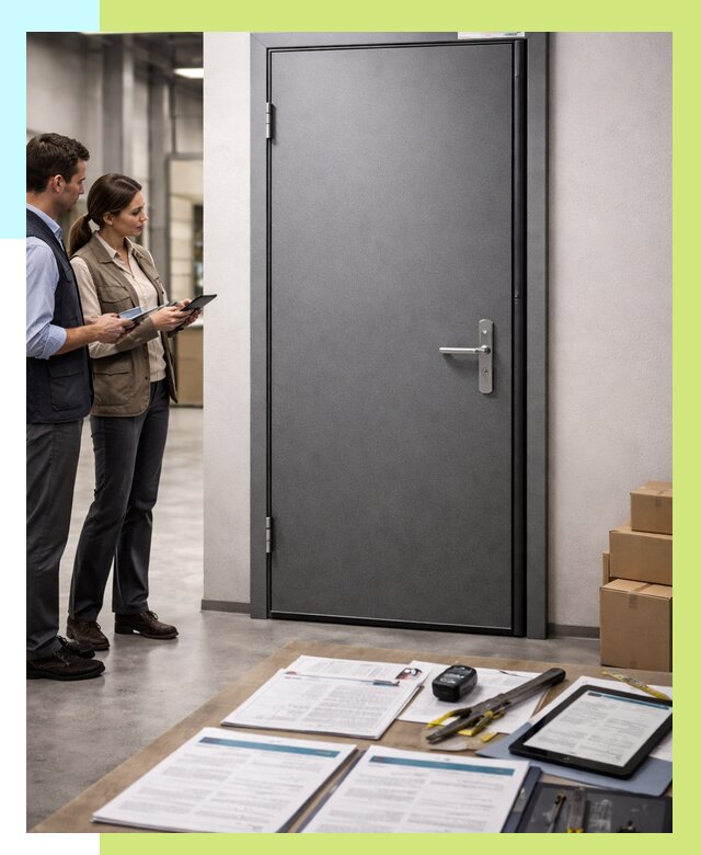 Сертификация противопожарных дверей в Урае от 9379 р. | Алешин-Урй