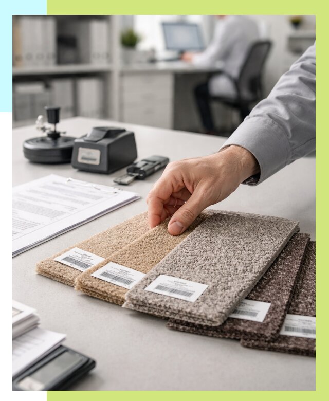 Сертификация ковролина в Урае от 15632 р., Алешин-Урй