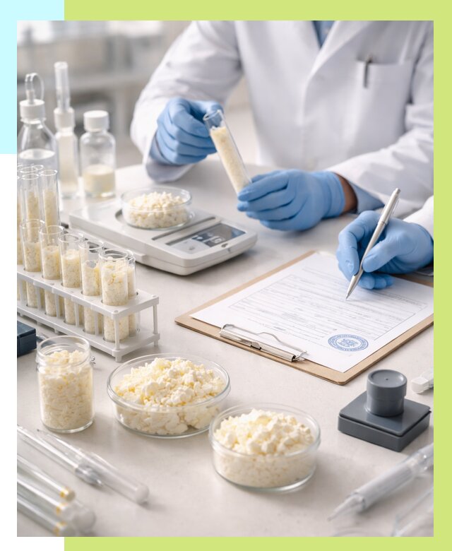 Сертификация творога в Урае от 12505 р. под ключ | Алешин-Урй