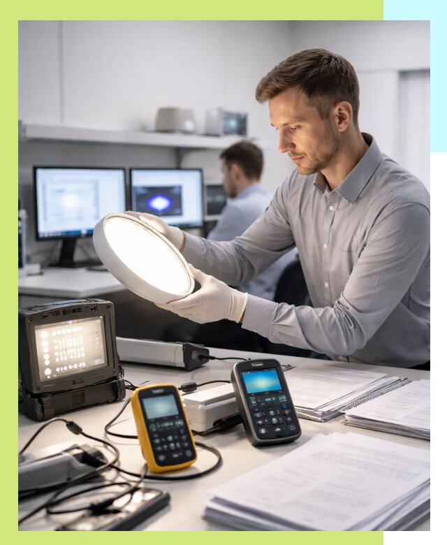 Сертификация светильников в Урае: испытания и оформление