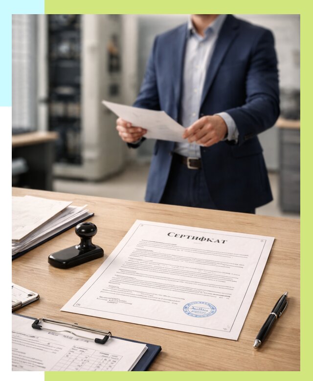 Сертификат на оборудование в Урае от 15632 р. | Алешин-Урй