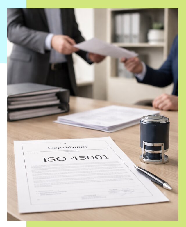 Сертификат ISO 45001 в Урае под ключ от 46895 р. | Алешин-Урй