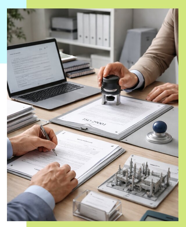 Сертификат ISO 29001 в Урае под ключ от 78158 р. | Алешин-Урй