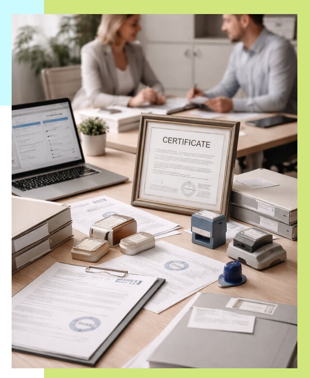 Сертификация компании в Урае от 46895 р. | Алешин-Урй — заказ